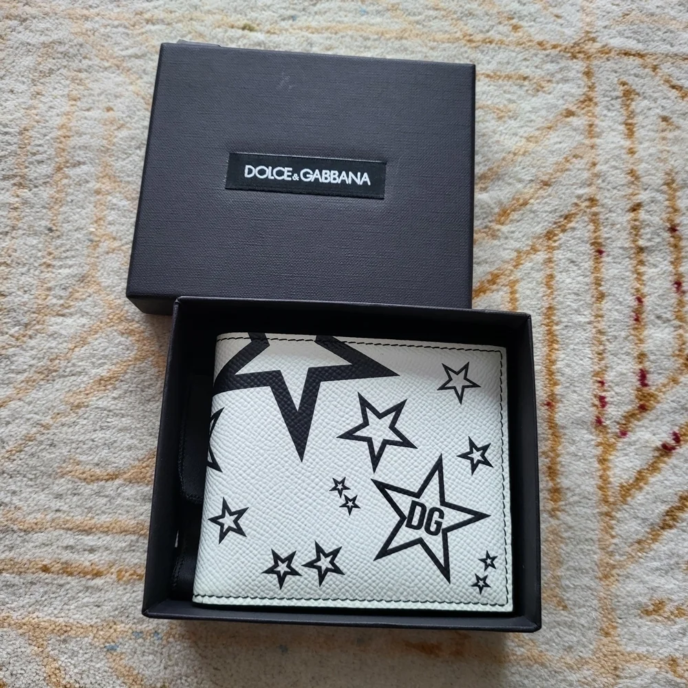 Dolce & Gabbana Black and White Star Wallet